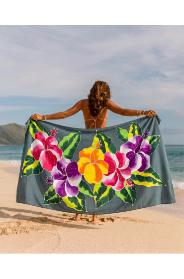 Hand Painted Rayon Sarong Hand Painted Rayon Sarong